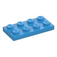 Platte 2 × 4 Dunkelazur