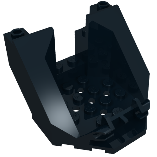 Cockpit 6 × 6 × 3 1/3 Octagonal Canopy Base Schwarz