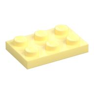 Plate 2 × 3 Bright Light Yellow