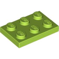 Plate 2 × 3 Lime
