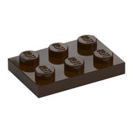 Platte 2 × 3 Dunkelbraun