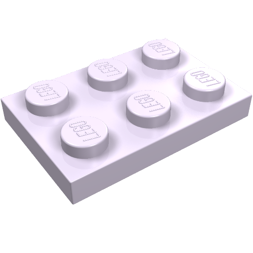 Plate 2 × 3 Lavender