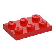Platte 2 × 3 Rot