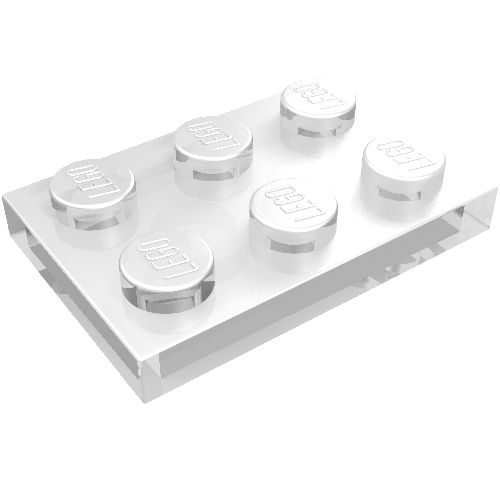 Platte 2 × 3 Transparent