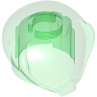 Helmet Round Bubble Trans-Green