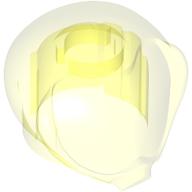 Helmet Round Bubble Trans-Neon Green