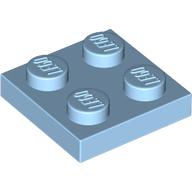 Platte 2 × 2 Pastellblau