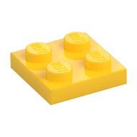 Platte 2 × 2 Gelb