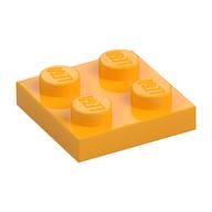 Plate 2 × 2 Bright Light Orange