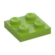 Platte 2 × 2 Limette