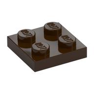 Platte 2 × 2 Dunkelbraun