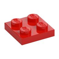 Plate 2 × 2 Red