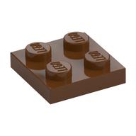 Plate 2 × 2 Reddish Brown