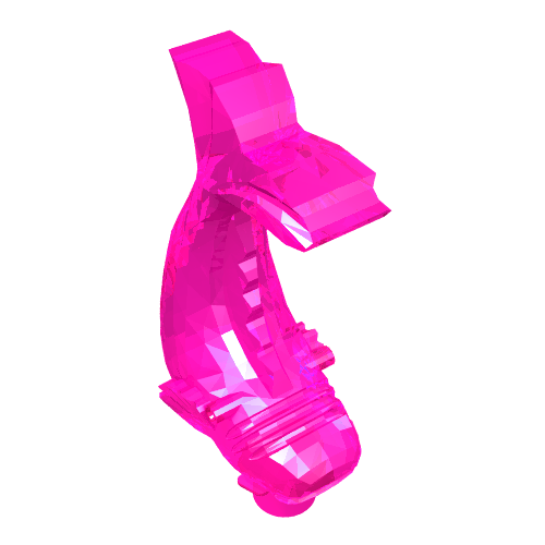 Animal, Fish, Ornamental Trans-Dark Pink