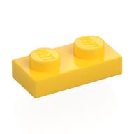 Plate 1 × 2 Yellow