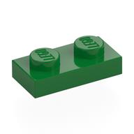 Plate 1 × 2 Green