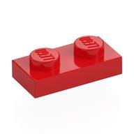 Plate 1 × 2 Red