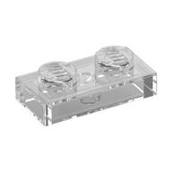 Platte 1 × 2 Transparent