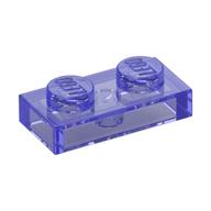 Platte 1 × 2 Trans-Purple