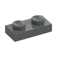 Plate 1 × 2 Dark Gray