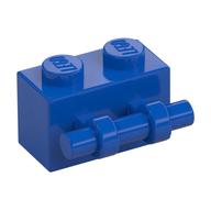 Stein speziell 1 × 2 mit Griff Blau