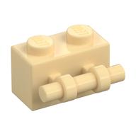 Stein speziell 1 × 2 mit Griff Beige
