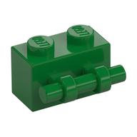 Brick Special 1 × 2 with Handle Green