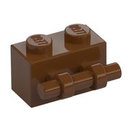 Brick Special 1 × 2 with Handle Reddish Brown