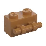 Brick Special 1 × 2 with Handle Medium Nougat