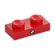 Plate 1 × 2 with BMW Logo print Rot