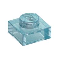 Plate 1 × 1 Opal Trans-Light Blue