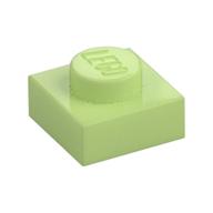 Platte 1 × 1 Gelbgrün