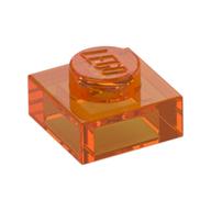 Platte 1 × 1 Transparent-Orange