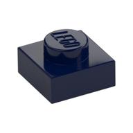 Platte 1 × 1 Dunkelblau