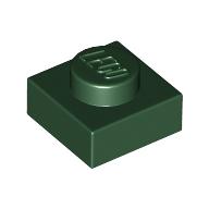 Plate 1 × 1 Dark Green