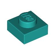 Plate 1 × 1 Dark Turquoise