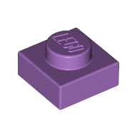 Platte 1 × 1 Mittellavendel