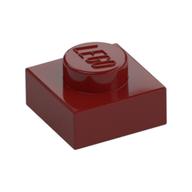 Plate 1 × 1 Dark Red