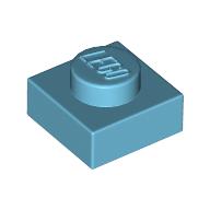 Plate 1 × 1 Medium Azure