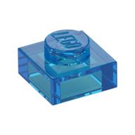 Plate 1 × 1 Trans-Dark Blue