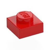 Platte 1 × 1 Rot