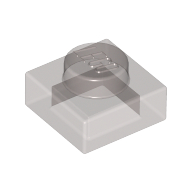 Platte 1 × 1 Transparent-Braun