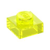 Plate 1 × 1 Trans-Neon Green