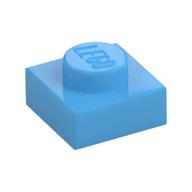 Plate 1 × 1 Medium Blue