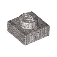 Plate 1 × 1 Metallic Silver