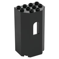 Panel 3 × 4 × 6 with Arched Window Schwarz
