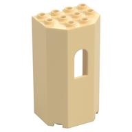 Panel 3 × 4 × 6 with Arched Window Tan