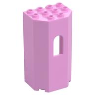 Panel 3 × 4 × 6 with Arched Window Bright Pink