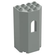 Panel 3 × 4 × 6 with Arched Window Hellgrau