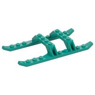 Helicopter Skid Rails 12 × 6 Dunkeltürkis